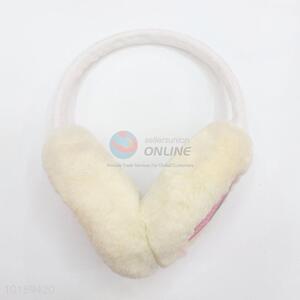 White Cute Girl Pattern Comfortable Warm Earmuffs