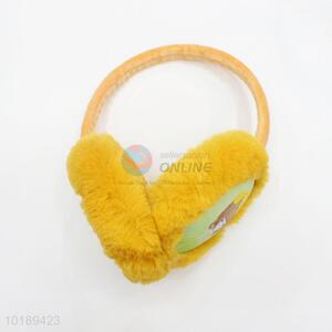 Yellow Color Cute Printed Best Selling Winter Earmuffs