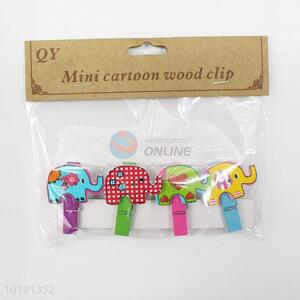 Home decor elephant photo clip/paper clip/wood clip