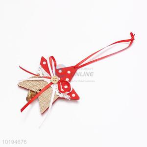Best Selling Craft Christmas Felt Pendant in Five-pointed Star Shape
