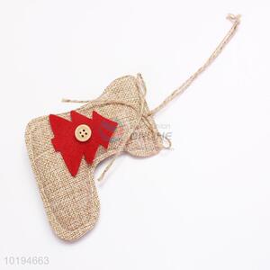 New Arrival Sock Shaped Pendant for Christmas Decoration