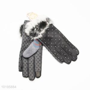 Factory High Quality Gray Women Gloves/Mittens for Keeping Warm