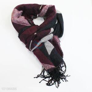 Winter warm men acrylic scarf