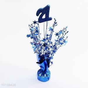 Birthday Party Decoration PET Material Table Centerpieces with Number 21
