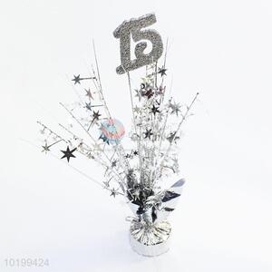 Sparkling Number 15 Table Centerpieces for Birthday Party