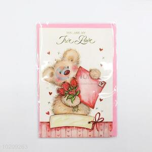 Promotional cute low price greeting card