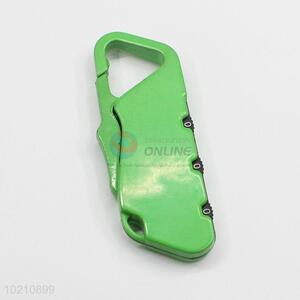 Fashion Green Color 3 Digits Number Password Combination Padlock