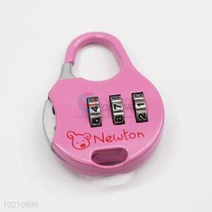 Pink Cute 3 Digit Combination Travel Luggage Suitcase Lock