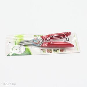 Low price high quality red garden scissor