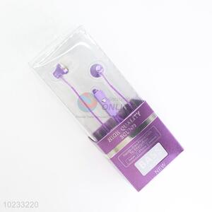 Wholesale Simple Purple Color <em>Earphone</em> <em>Headphone</em>