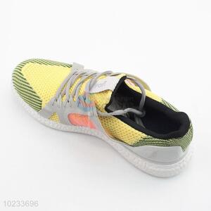 Yellow Color Breathable Sports <em>Shoes</em> Running <em>Shoes</em>