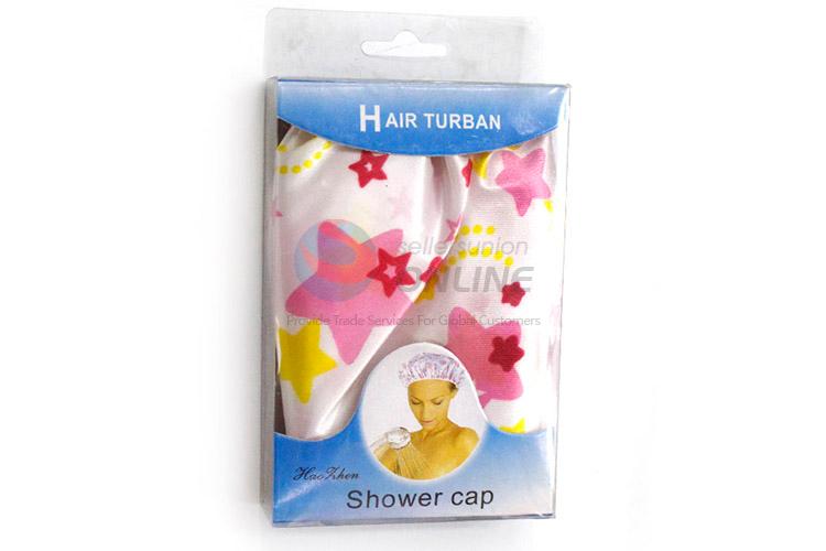 Good Sale Hair Turban Color Printing Shower Cap