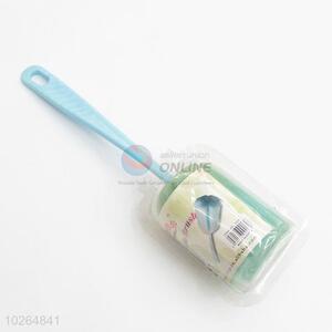 Light Blue Sponge Brush with Plastic Long Handle