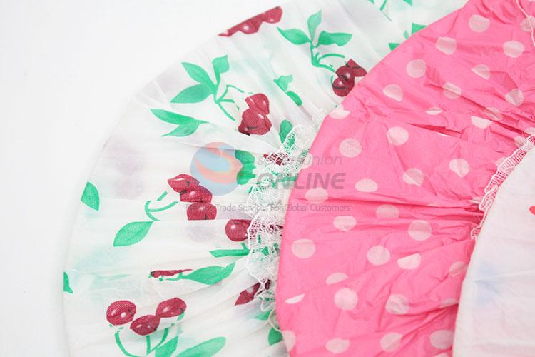 High Quality Lovely Pattern Waterproof Shower Cap