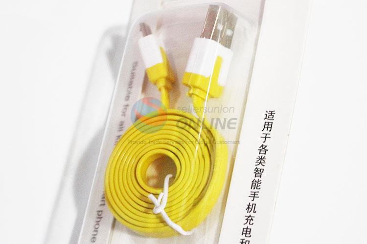 Convenient Mobile Phone Power Charger Cable Flat USB Data Line