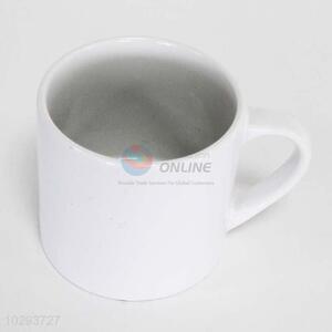 White Color Ceramic Cup Coffee Cup with Handle