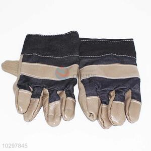 High quality factory price mens polyester leather gloves