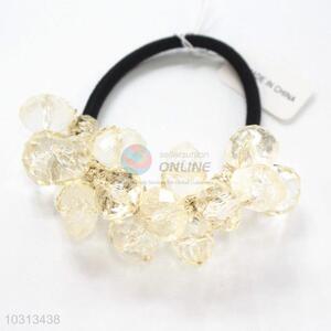 Bottom price hot selling artificial crystal bead hair ring