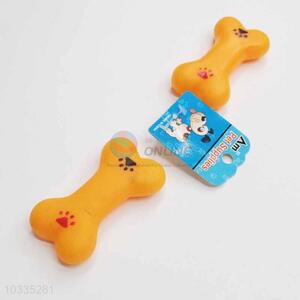 Orange Bone Vinyle Pet Toys/Dog Toy/Chew Toy