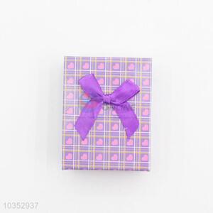 Purple Lovely Small Paper Box For Candy
