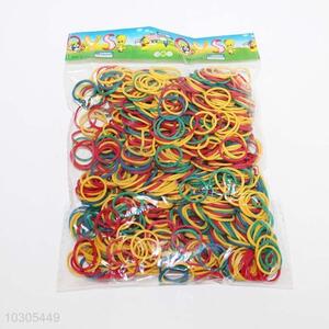 50G Mix Color Hair Rope Fluorescent Candy Color Elastic Hair Bands