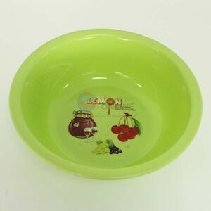 Round plastic fruit printing washbasin,35*10cm