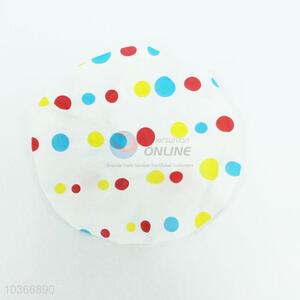 Hot Sale Colorful Dots Printed Shower Cap