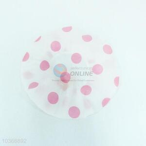 Cute Pink Dots Shower Cap