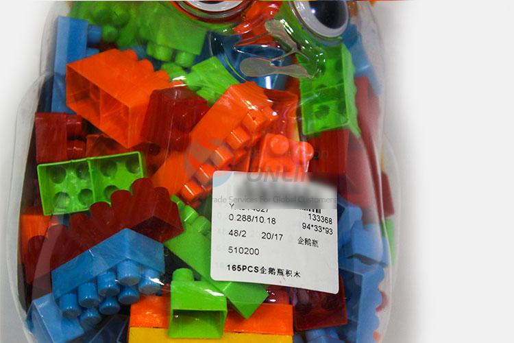 Factory Sale 165pcs Penguin Bottle Building Blocks Toys