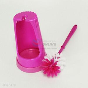 Promotional Rose Red Toilet Brush Set for Sale
