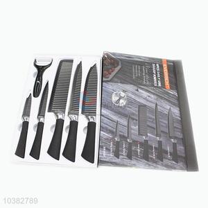 Wholesale black knife&peeler kitchenware set