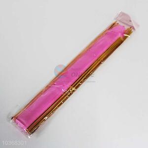 Good quality plastic pink gift ribbon,5*79cm