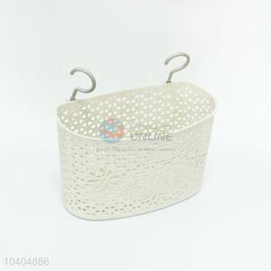 Fashion Design Plastic Storage Basket With Hanger