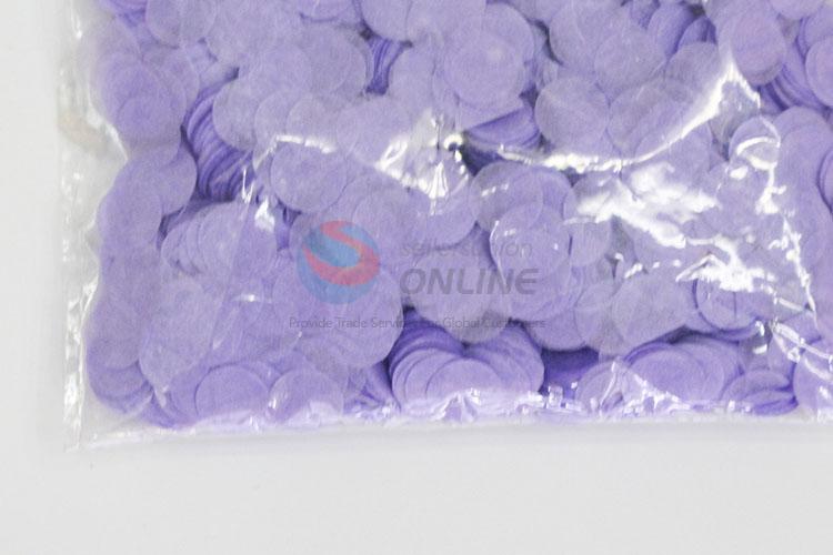 High Quality Purple Fragment Party Decoration