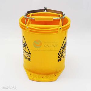 New arrival plastic yellow mop bucket,25*30cm