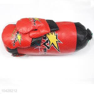 Boxing Speed Punching Bag Set Training Dual Station Kit Unfilled Glove