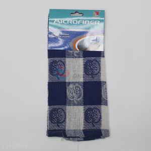 Promotion Cheap Cotton Blue Grids Tea Towel