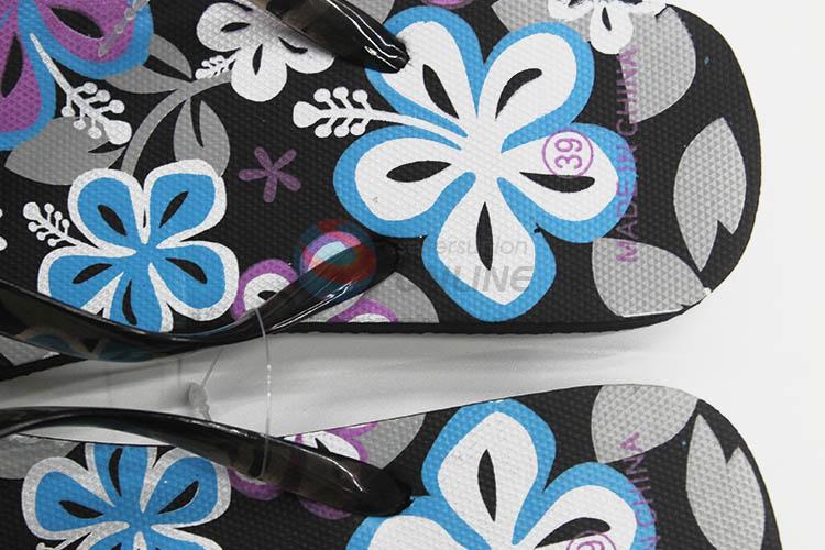 Competitive price hot selling priting flip flops for women