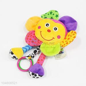Plush baby rattle toy sunflower for kids