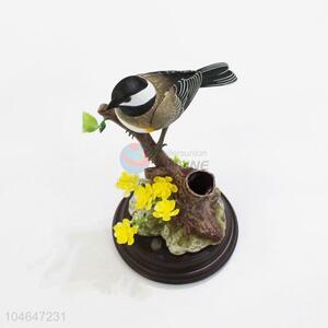 Simulated Heartful Bird Sound Control Plastic Bird for Promotion