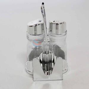 Stainless Steel Double Condiment Bottle