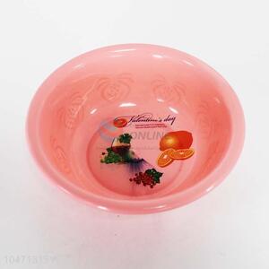 Pink color simple life plastic wash basin