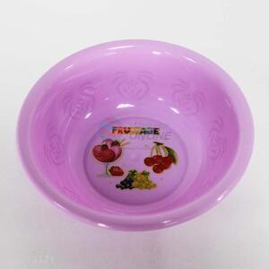 Purple color simple life plastic wash basin