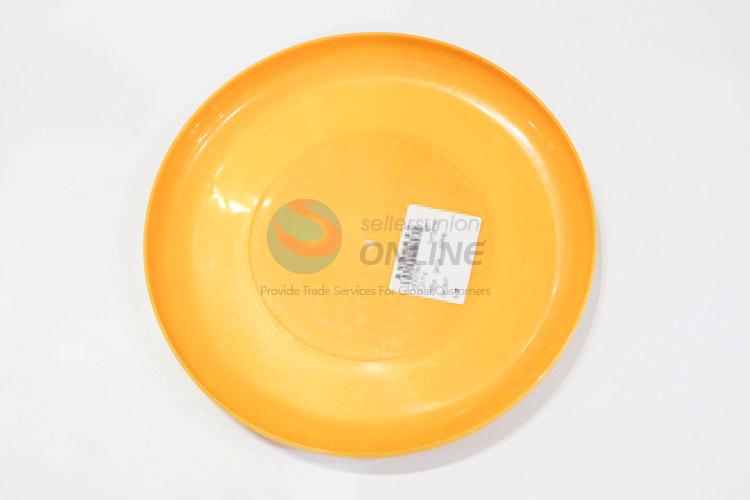 Factory Wholesale Yellow Color Plastic Flying Disc for Children