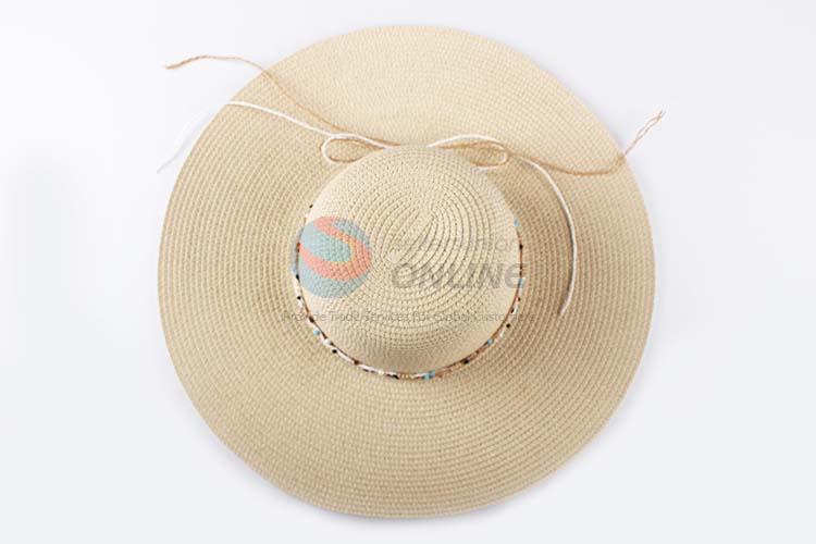 China OEM straw hat panama summer beach hat for women