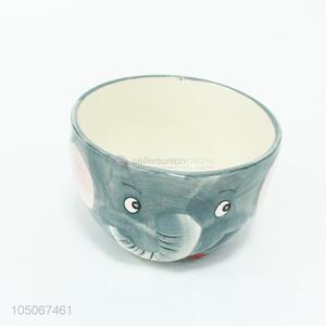 Cartoon Elephant Pattern Instant Noodles Bowl
