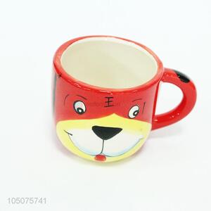 Hot sale premium quality tiger pattern ceramic cup for kids