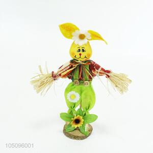 Cute Rabbit Shaped <em>Nonwovens</em> Scarecrow <em>Crafts</em> for Decoration