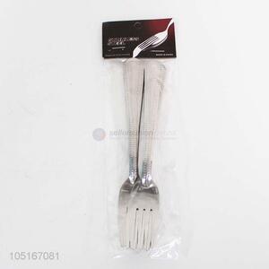 Cheap wholesale 6pcs stainless steel fork