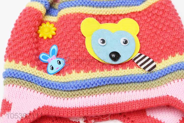 Promotional Wholesale Knitted Kids Hats For Kids Accessories